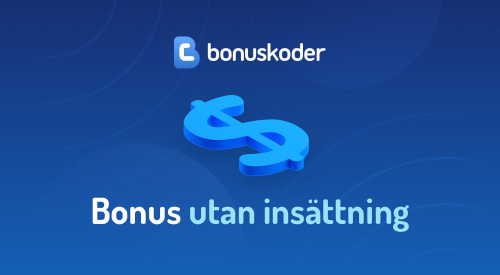 bonus utan insättning