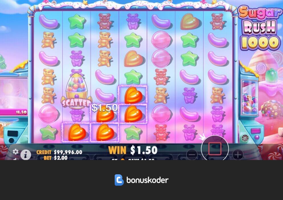 Spil Sugar Rush 1000 online