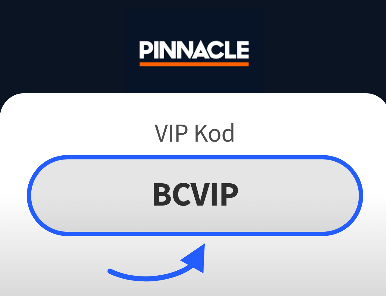 Pinnacle VIP Kod