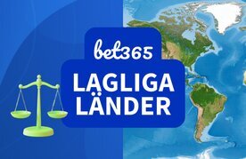 Bet365 lista over lagliga lander