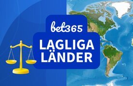 Bet365 lista over lagliga lander