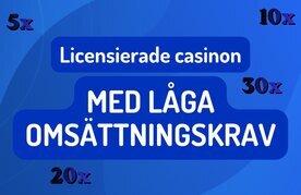 Licensierade natcasinon med laga omsattningskrav