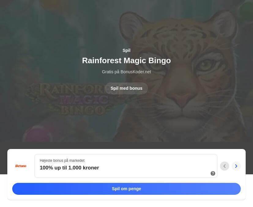 Bedste Bingo Sider