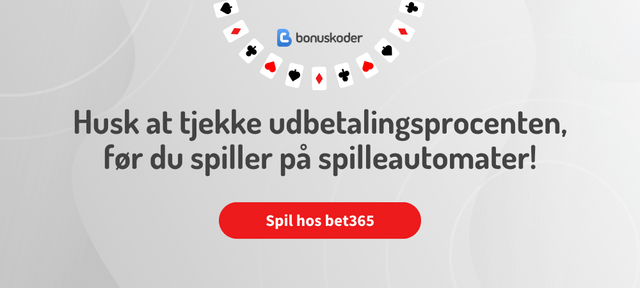 spilleautomater med en hoj udbetalingsprocent