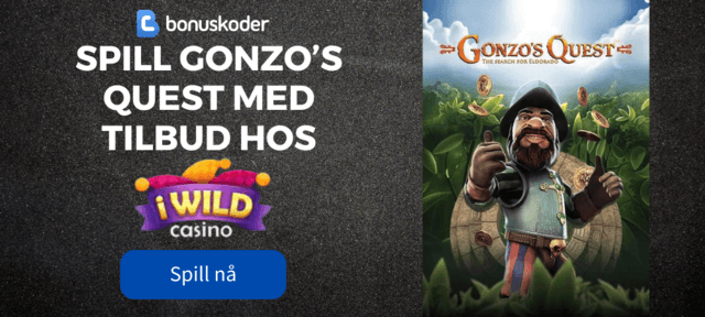 IWild Gonzo's Quest online i Norge med tilbud