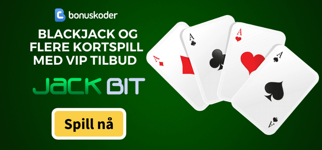Blackjack casinoer med bonus på nett