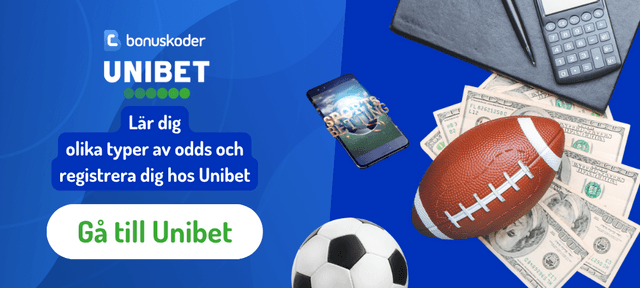olika typer av odds hos svenska bettingsidor