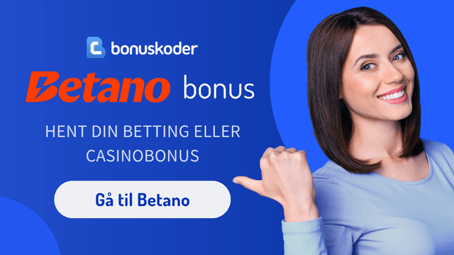 bonuskoder til betting og casino