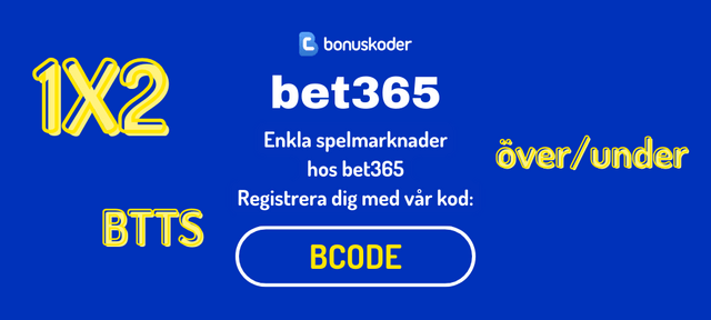 bet365 enkla bettingmarknader