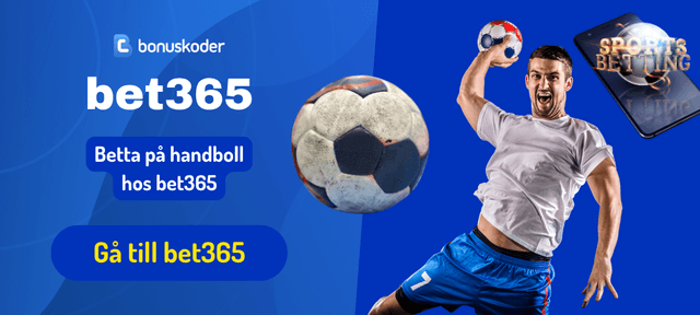 bettingsida med handboll odds