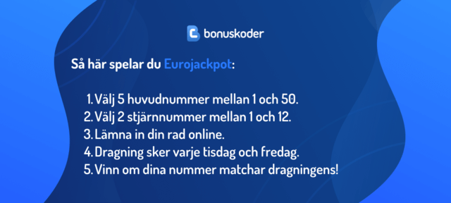 hur man spelar eurojackpot online