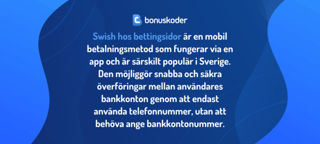 swish hos bettingsidor definition