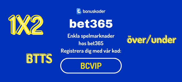 bet365 enkla bettingmarknader
