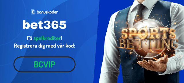 bet365 spelkrediter med koden