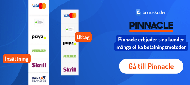 pinnacle betalningsmetod