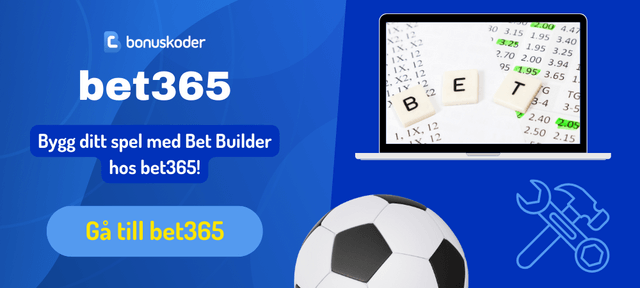 spelsida med bet builder