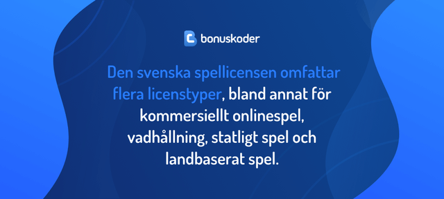 lag svensk spellicens