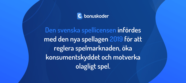 licenstyper svensk spellicens