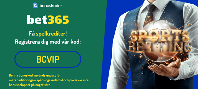 bet365 spelkrediter med koden