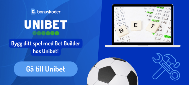 spelsida med bet builder