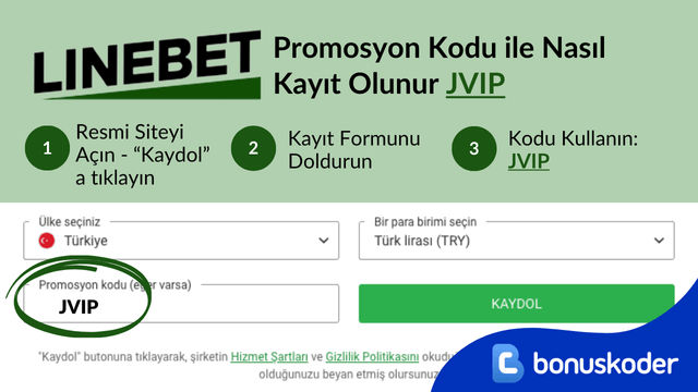 promosyon kodu ile linebet kayıt